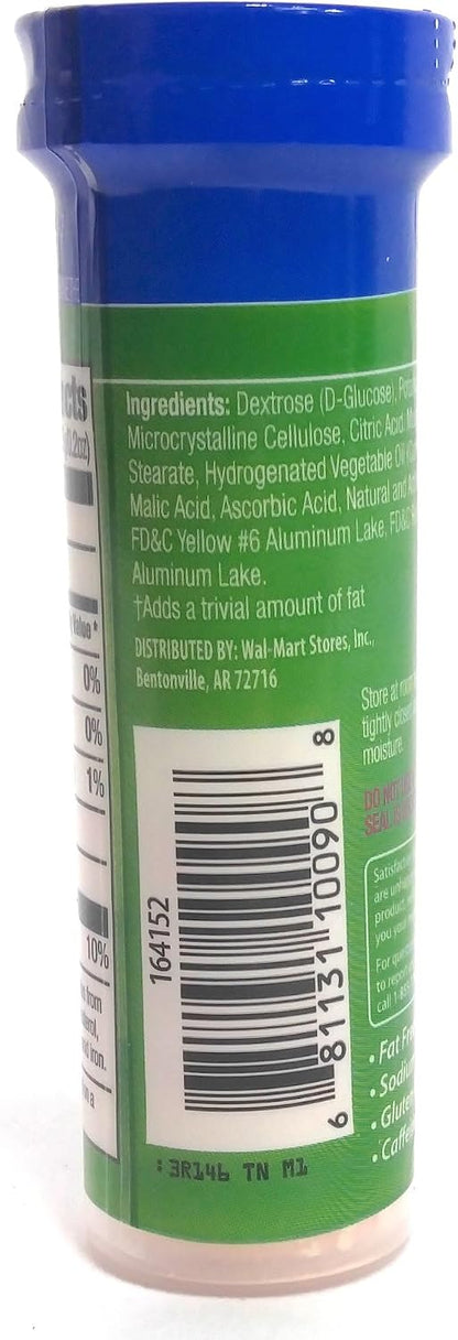 ReliOn Glucose Tropical Fruit Tablets, On-The-Go Tube, 10 Tablets