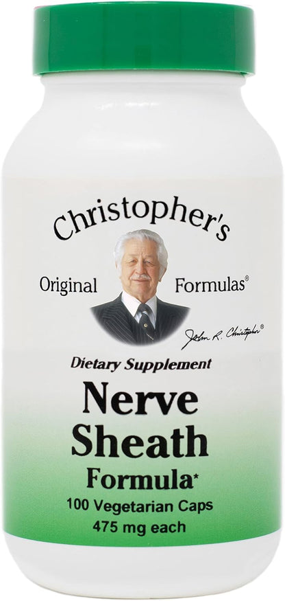 Christopher's Original Formulas Nerve Sheath Formula Capsules, 100 capsules