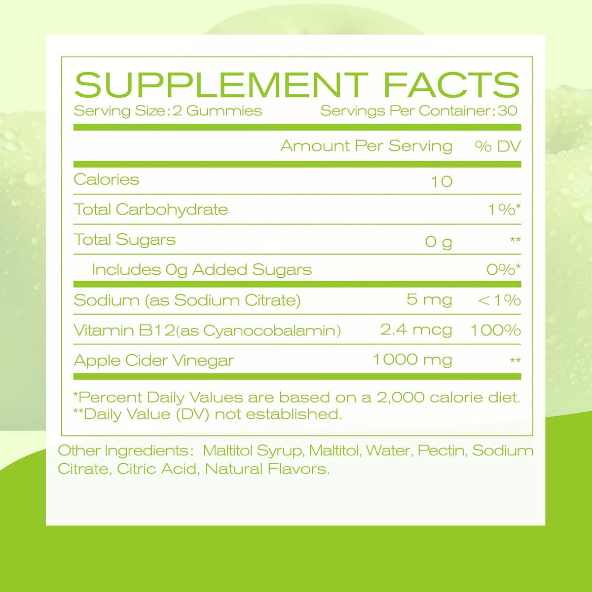 NEWELLME ACV Gummies with the Mother & B12 – – Sugar-free formula with pectin base – Image 7