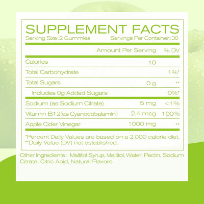 NEWELLME ACV Gummies with the Mother & B12 – – Sugar-free formula with pectin base – Image 7