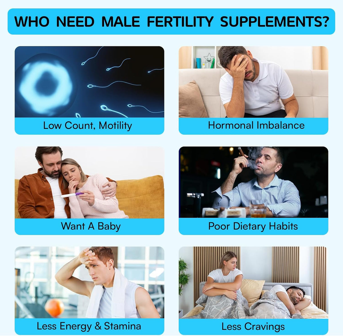 Male Fertility Supplements – Advanced – Maca Root : Traditionally used to support libido and stamina, Maca may – Image 6