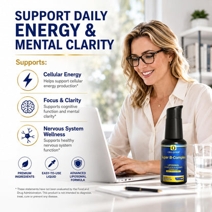 Cellqueue Liposomal Methyl B Complex Liquid – Active B Vitamin Formula with Methyl B12, Folate, TMG & Milk Thistle, 50 ml – Image 5