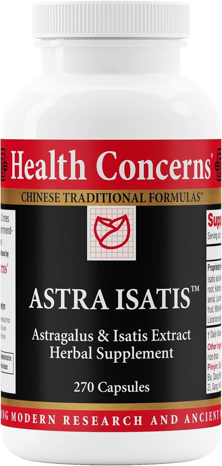 Health Concerns Astra Isatis – Immune Defence & Respiratory Health Supplement – Herbal Cold & Flu Support – Traditional Chinese Medicine Formula – 270 Capsules - görsel 1