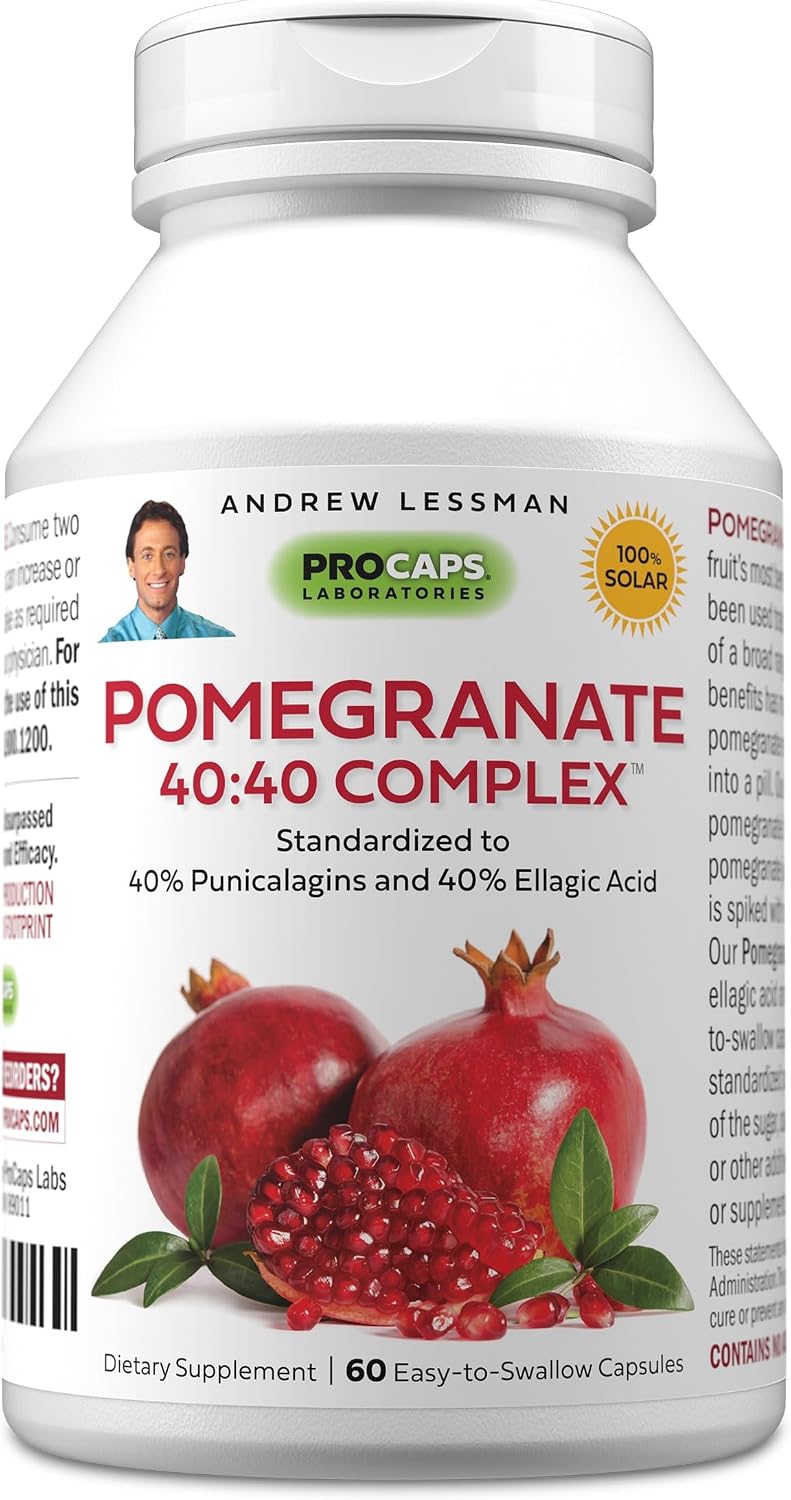 ANDREW LESSMAN Pomegranate 40-40 Complex - 180 Capsules - görsel 10