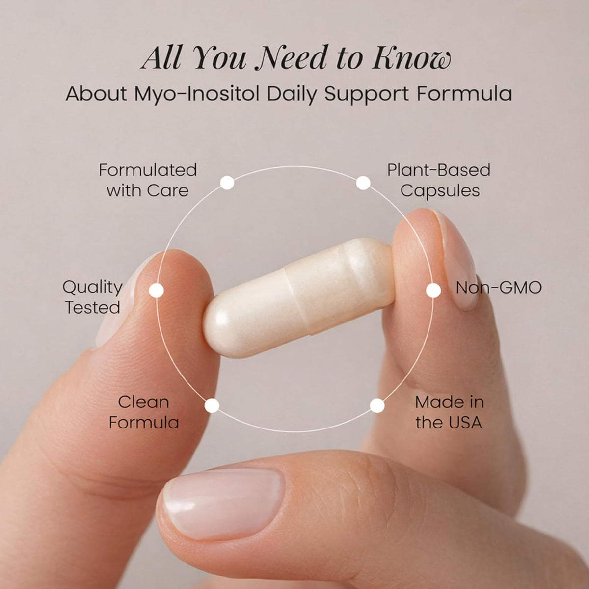 Cocó March N.M.D Myo-Inositol Hormonal Support for Women's – Supports Hormone Balance & Menopause Wellbeing, Energy & – Image 5
