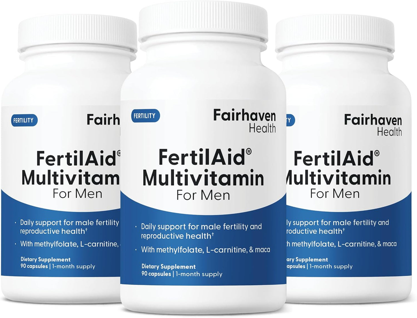 Fairhaven Health FertilAid for Men | Male Fertility Supplement with L-Carnitine, CoQ10, Maca, and Zinc | 90 Capsules - görsel 9