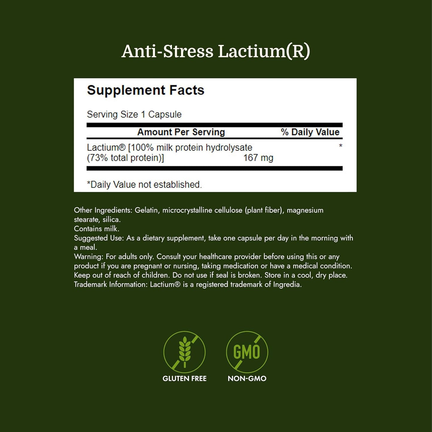 Swanson Women's Anti-Stress Formula with Lactium, 60 Capsules - görsel 4