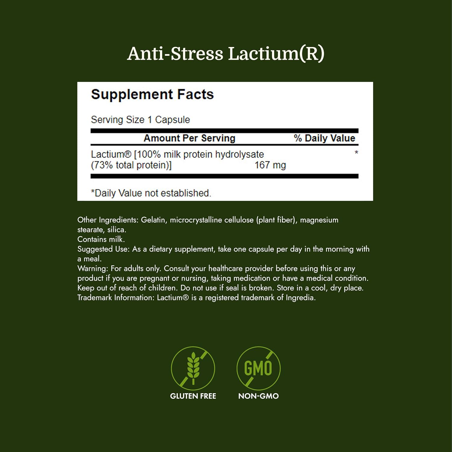 Swanson Women's Anti-Stress Formula with Lactium, 60 Capsules - görsel 4
