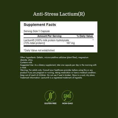 Swanson Women's Anti-Stress Formula with Lactium, 60 Capsules