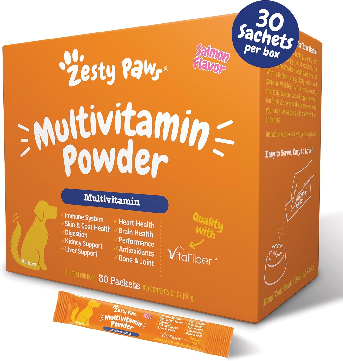 Zesty Paws Multifunctional Bites Dog Multivitamin, Chicken, 90 Chews - görsel 10