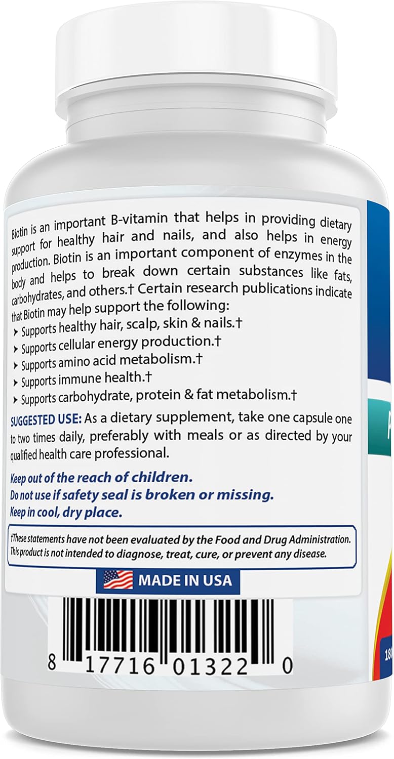 Best Naturals Biotin 5 mg - görsel 6