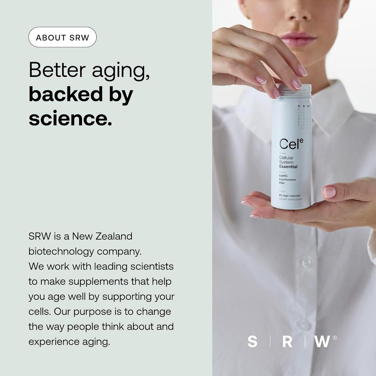 SRW Cel Essential | Wellbeing Supplement for – Fills Nutritional Gaps: With 17 vitamins and minerals—including – Image 8