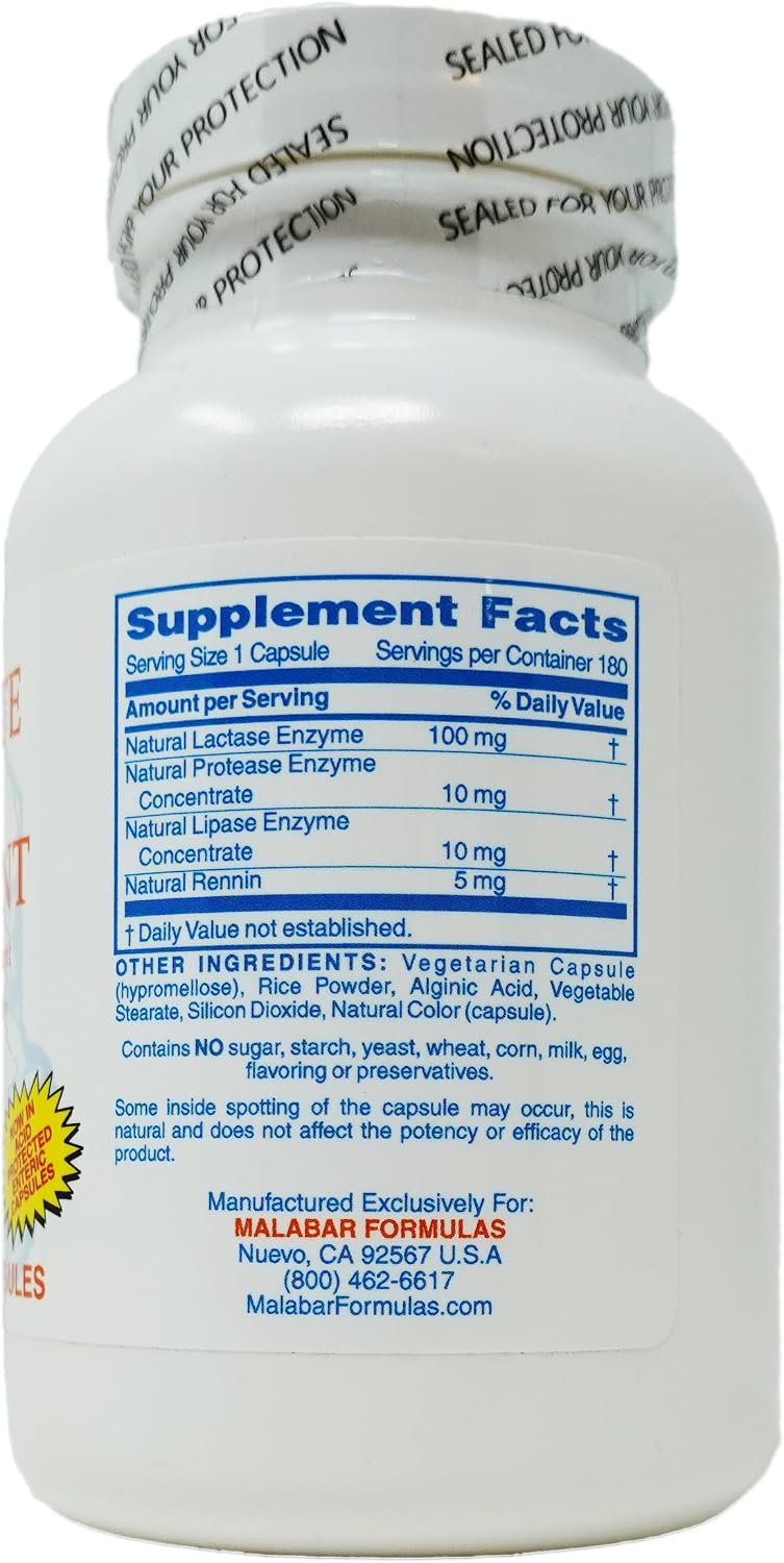 Malabar Complete Milk Digestant - 180 Tablets - görsel 2
