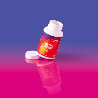 Microbiome Labs MegaQuin D3 + K2 - High – Heart Health: Vitamin K2 helps maintain arterial flexibility by – Image 2