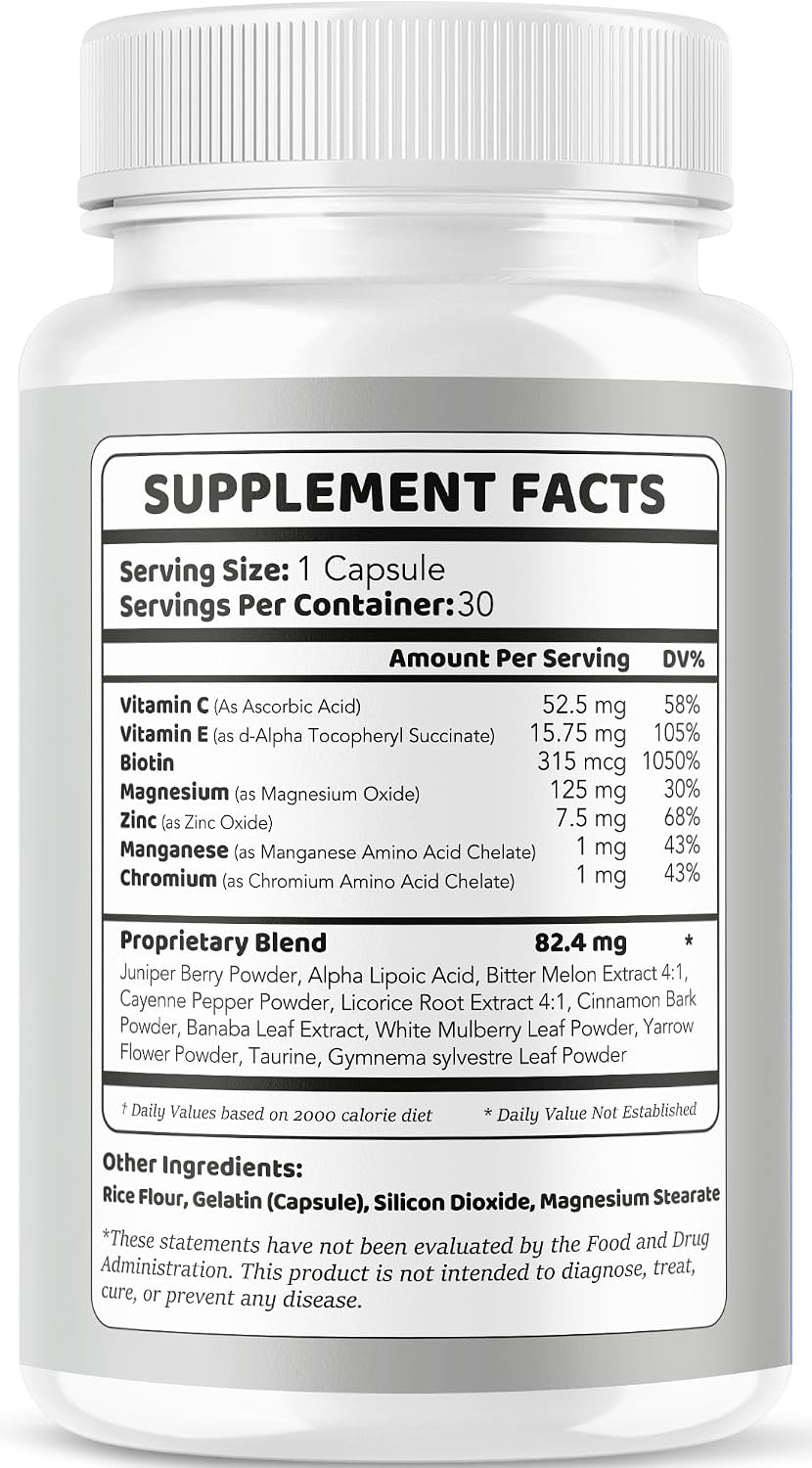 (3 Pack) Blood Stabiliser Supplement - Original Blood Stabiliser Advanced Blood Formula Capsules, BloodStabiliser All Nature's Pills - Maximum Strength, Premium Vitamin, 90 Capsules for 3 Months - görsel 8