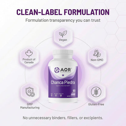 AOR Chanca Piedra 500 mg - 90 Vegan Capsules