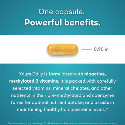 You Vites Methylated Multivitamin for Men and Women's - Methyl Multi Without Iron - 60 Capsules – Image 6