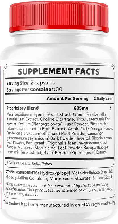 (5 Pack) GlucoBio Capsules - Official Gluco Bio Advanced Formula Support Pills - Maximum Strength, Natural Gluco Bio – Image 8