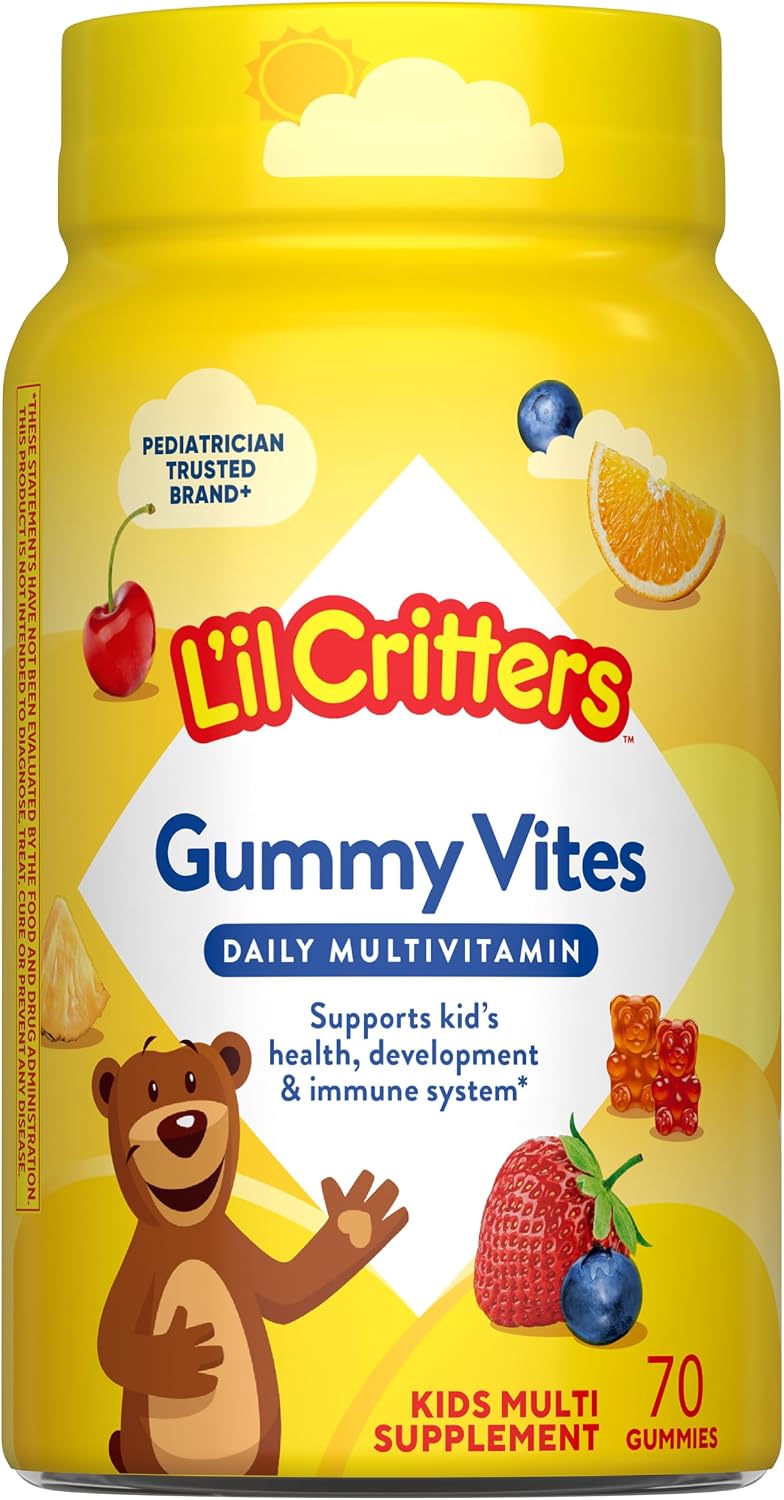 L'il Critters Kids Multivitamin Gummies, 70 Count - görsel 1