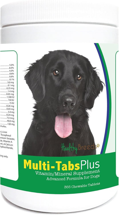 Healthy Breeds Flat Coated Retriever Multi-Tabs Plus Chewable Tablets, 365 Count