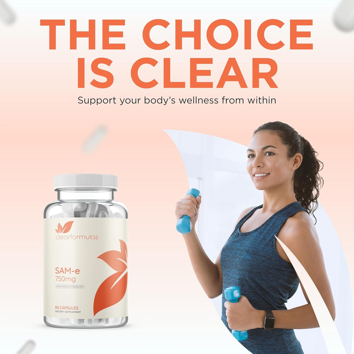 Clear Formulations Bioactive SAM-e 750mg - – Manufacturing Standards: Made in the USA in a facility that follows – Image 5