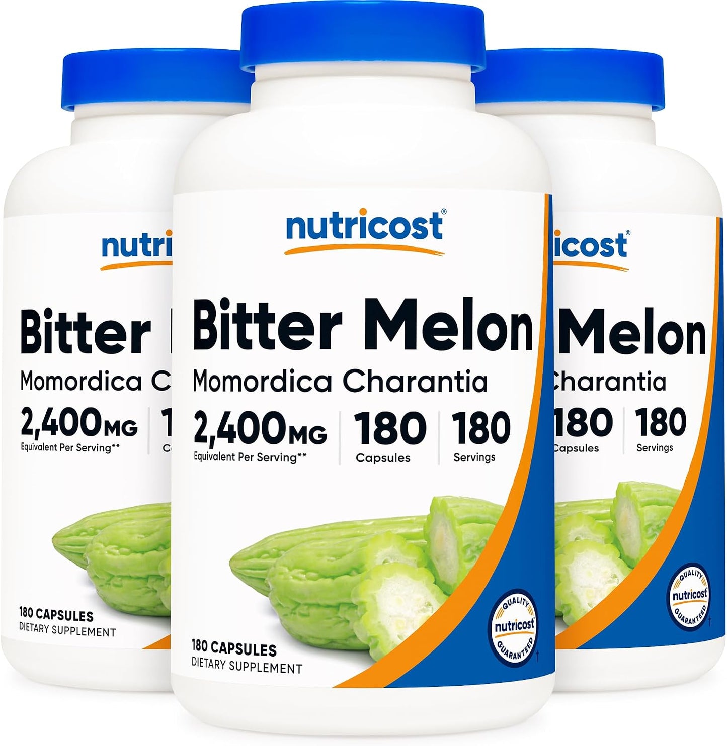 Nutricost Bitter Melon 600mg, 180 Capsules (2 Bottles) - görsel 7