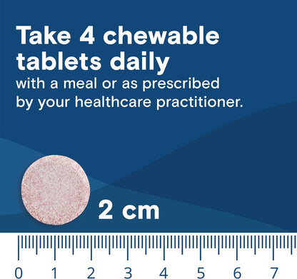 Bariatric Fusion Complete Chewable Multivitamin with Iron - Strawberry Flavour, 120 Tablets