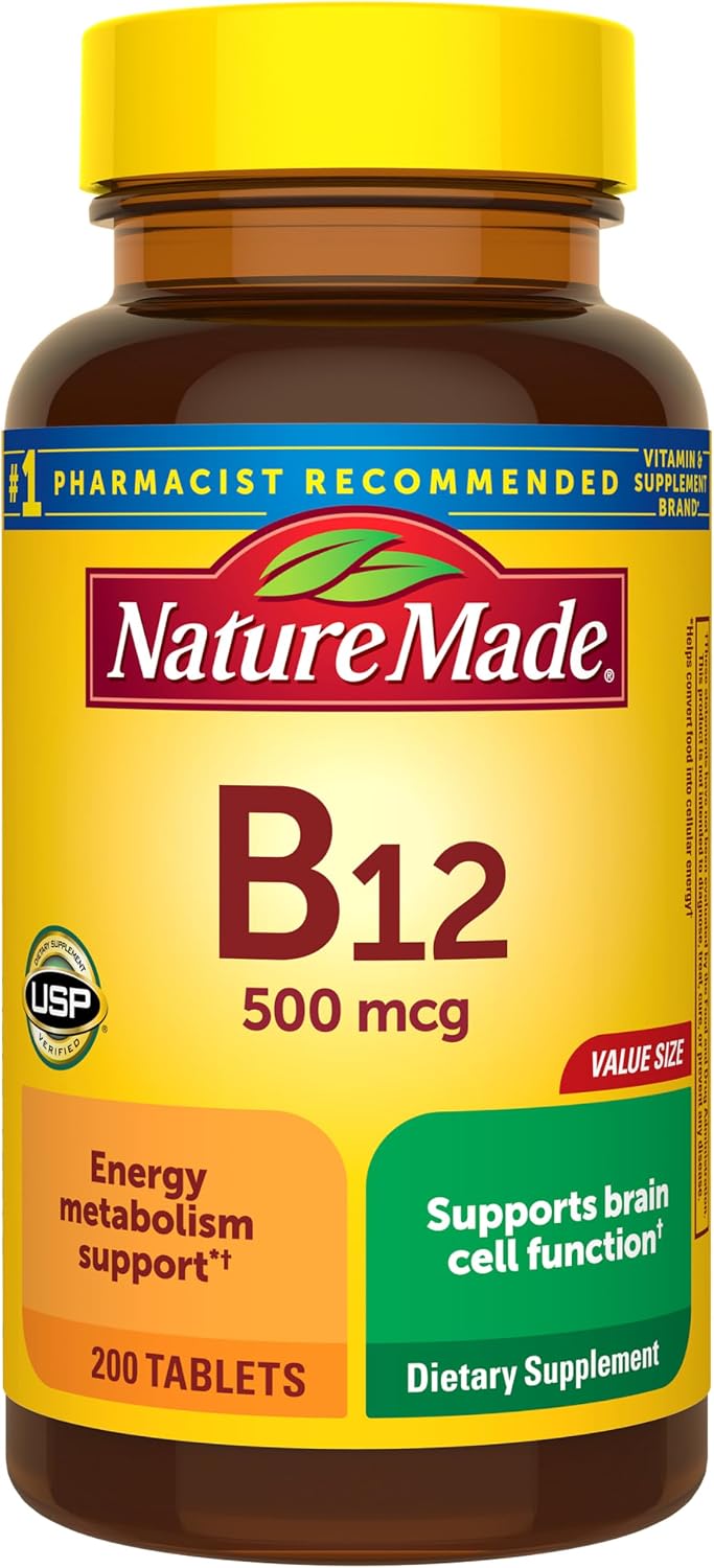 Nature Made Vitamin B12 500 mcg, 100 Tablets - görsel 10