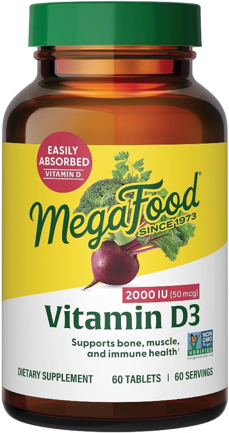 MegaFood Vitamin D3 2000 IU - 90 Tablets - görsel 9