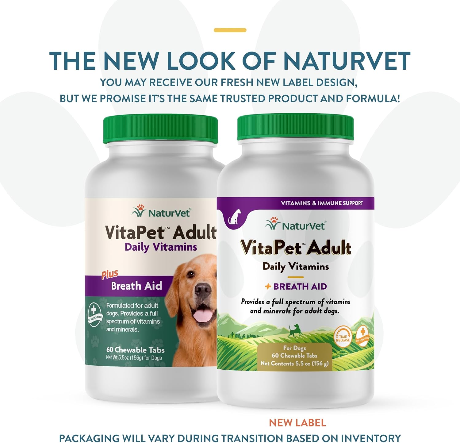 NaturVet VitaPet Adult Daily Vitamins for Dogs with Breath Aid, 60 Count - görsel 2