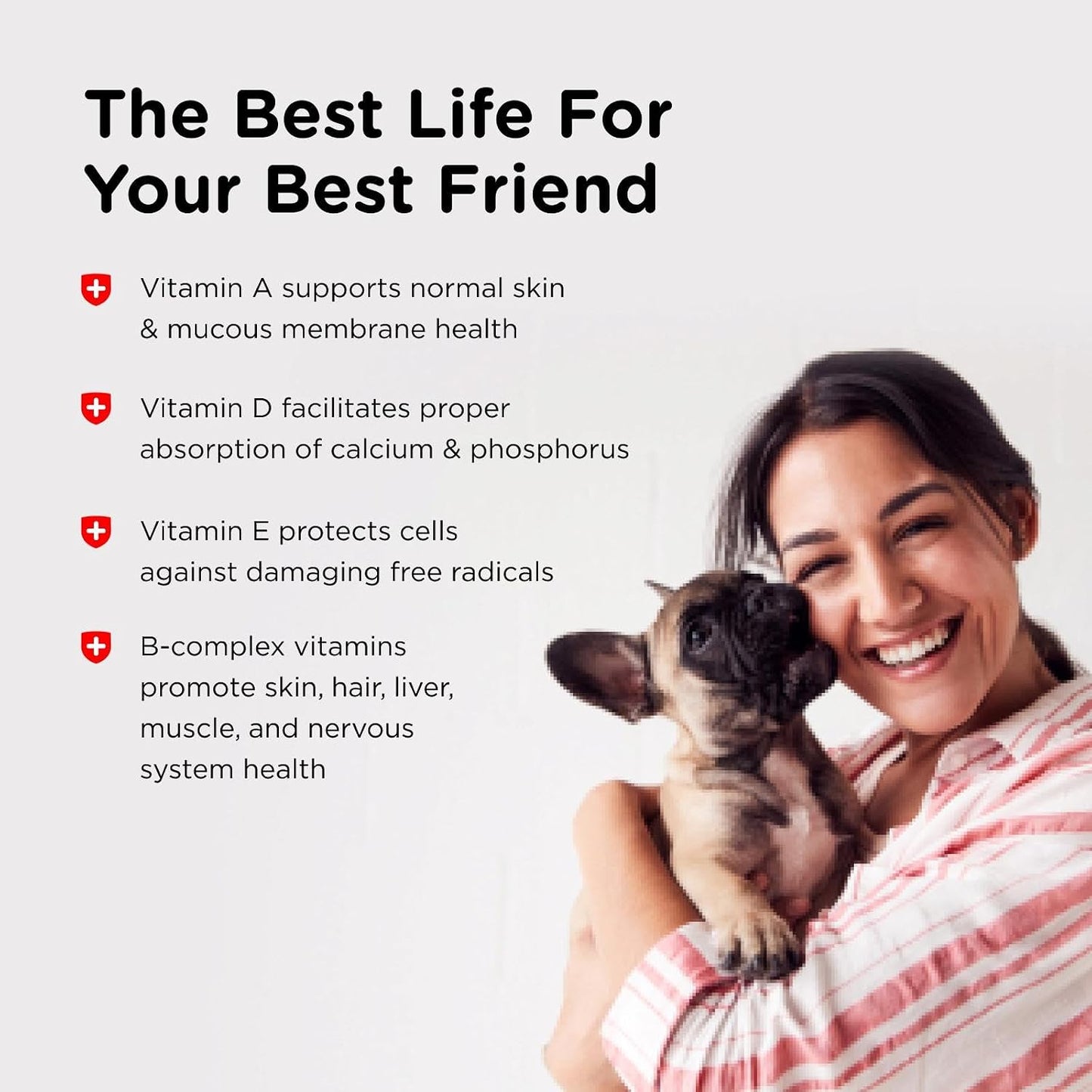 Nutri-Vet Puppy-Vite Chewables for Puppies - Daily Dog Multivitamin with Essential Nutrients, 60 Chewables - görsel 4