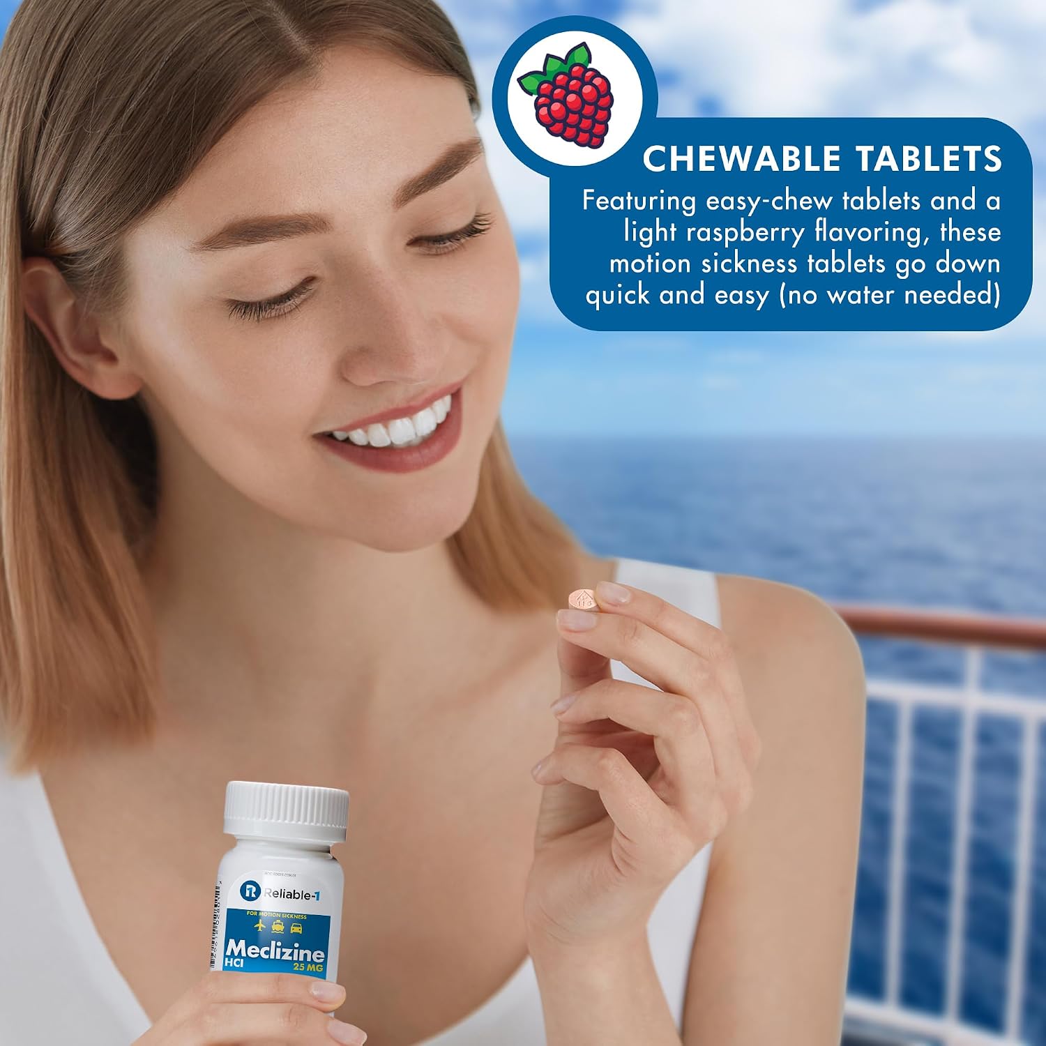 Reliable-1 Laboratories Meclizine HCL 25mg 100 Tablets - görsel 6