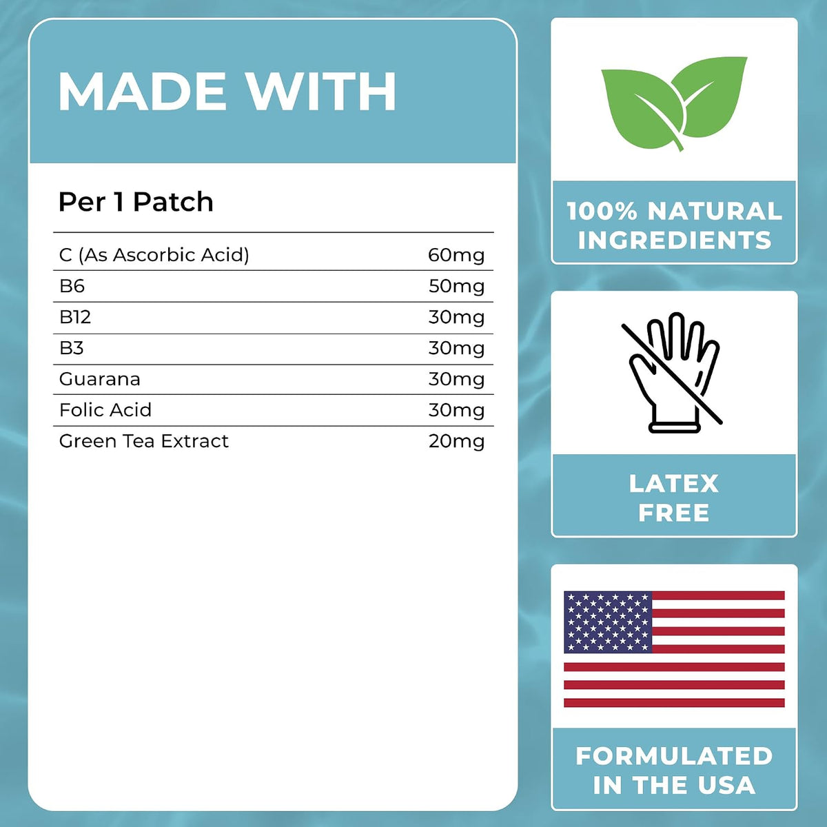 VIORY B12 Firming Patches (Pack of 60) – – Transdermal delivery for efficient absorption – Image 2