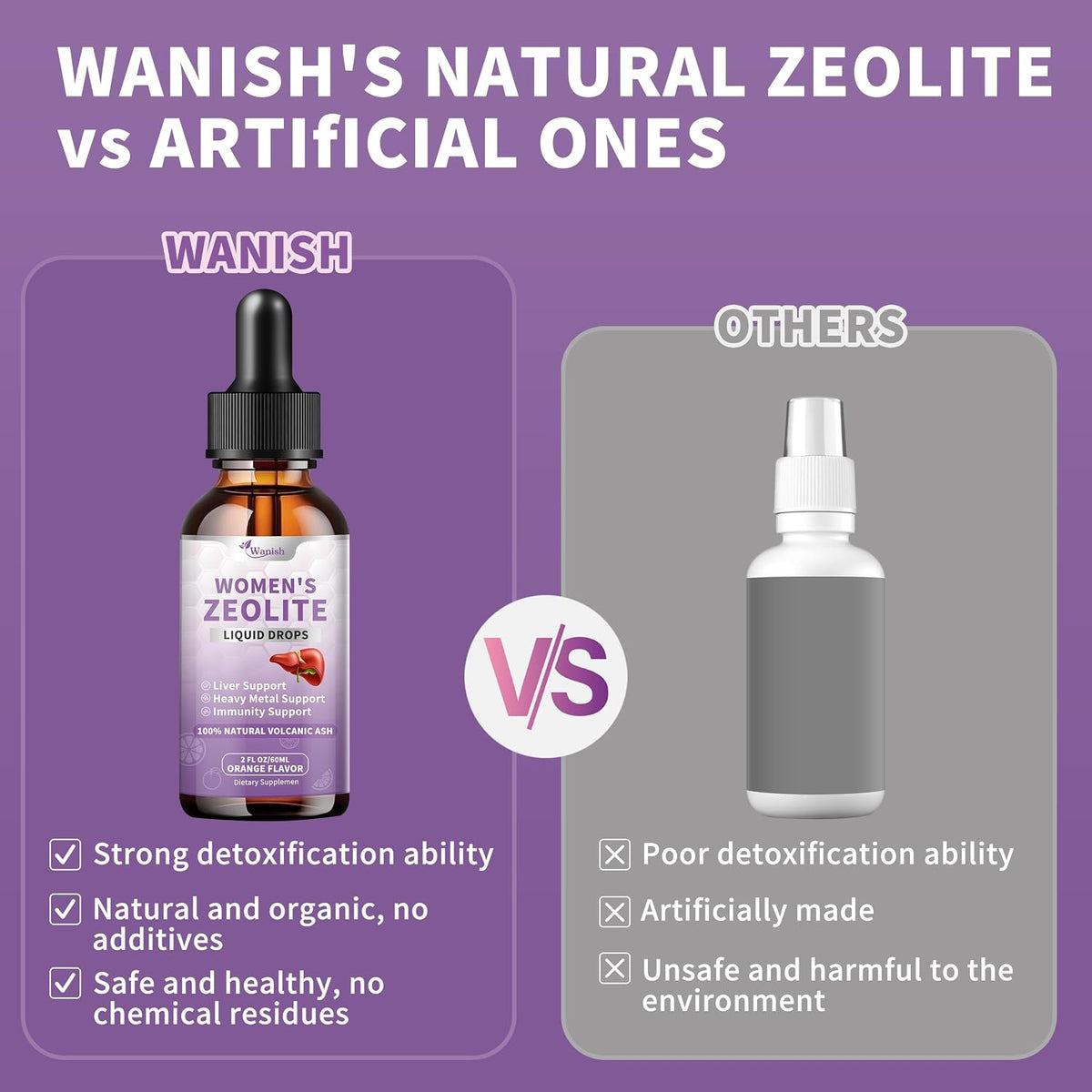 Premium Zeolite Drops for Women's – 99%+ – Vitamin D3 (as cholecalciferol): Essential for immune health, calcium – Image 3