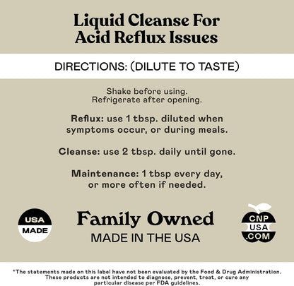 Reflux Pro Liquid Supplement – Organic Acid Reflux Support with Apple Cider Vinegar, Ginger, Garlic, Hops & Aloe – Fast Absorbing Digestive Support – 473 mL (USDA Organic, Kosher)