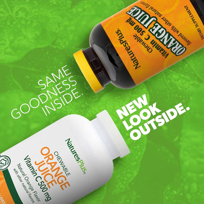 NaturesPlus Orange Juice Chewable Vitamin C – Antioxidant Protection: As a potent antioxidant, vitamin C helps – Image 2