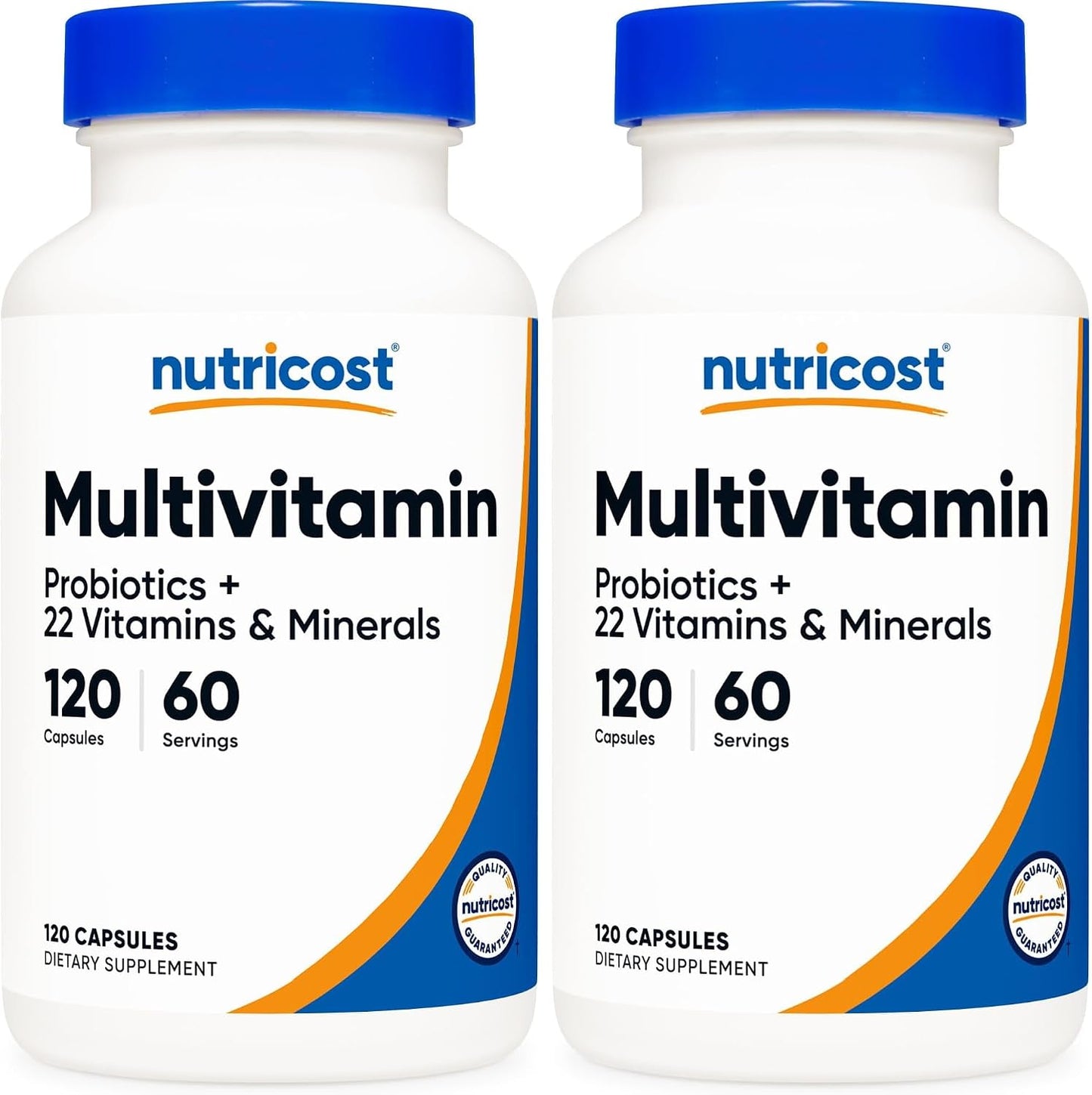 Nutricost Multivitamin with Probiotics 120 Vegetarian Capsules (3 Bottles) - görsel 7