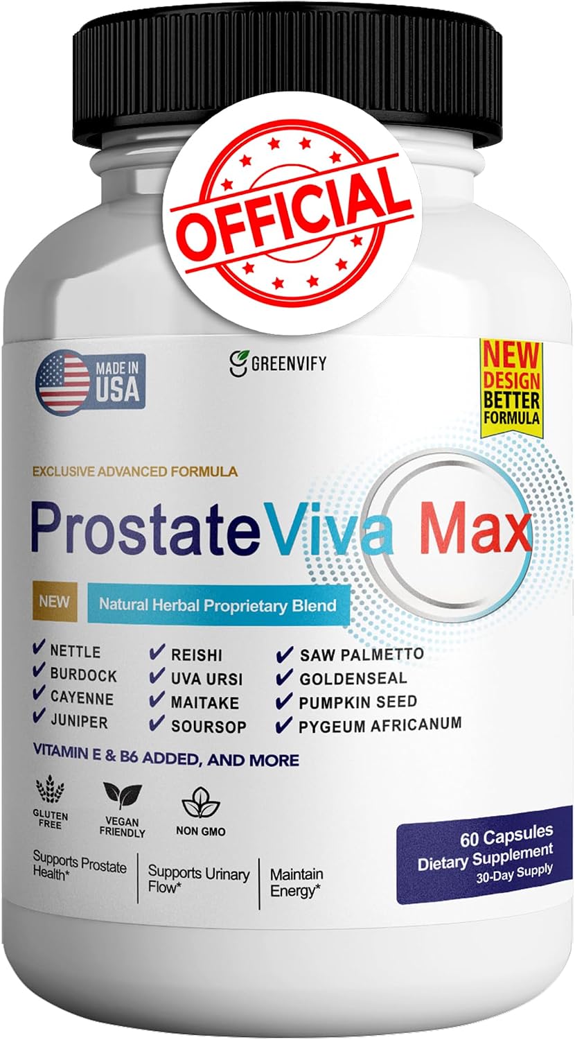 GREENVIFY ProstateViva Max - Maximum Strength Prostate Support (300 Capsules) - görsel 5