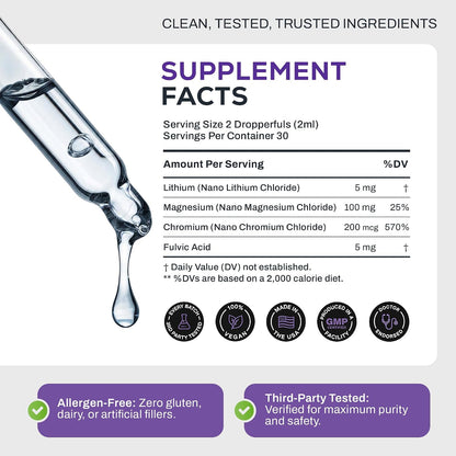 Upgraded Formulas Mood Supplement - Calm and Uplifted, 60 mL