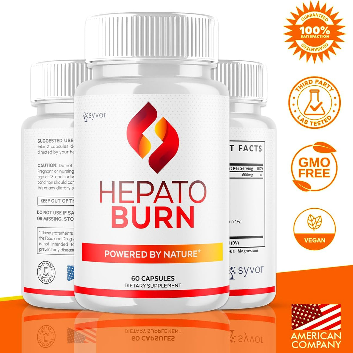 Hepato Burn Capsules (2 Pack) – All-Natural – Busy professionals who may not get all nutrients from diet alone. – Image 2