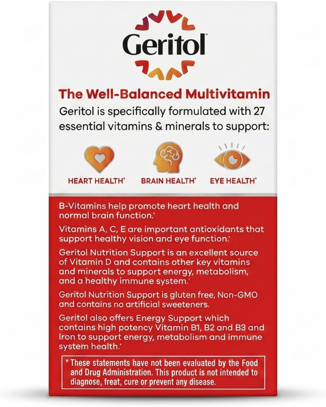 Geritol Complete Tablets (Pack of 4) - 100 Tablets per Bottle - görsel 4