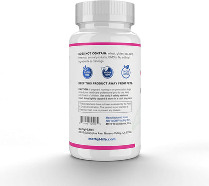 Methyl-Life Hydroxy B12 Sublingual Tablets – – Vegan, non-GM, Gluten Free, and top 14 allergen-free – Image 4