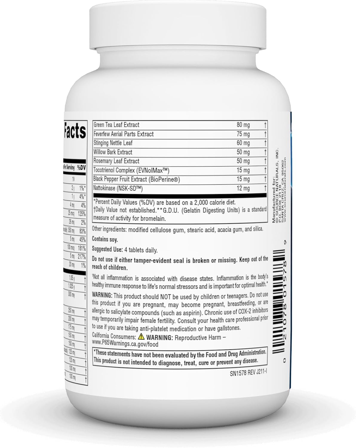 Source Naturals Infama-Rest - 60 Tablets – Image 3