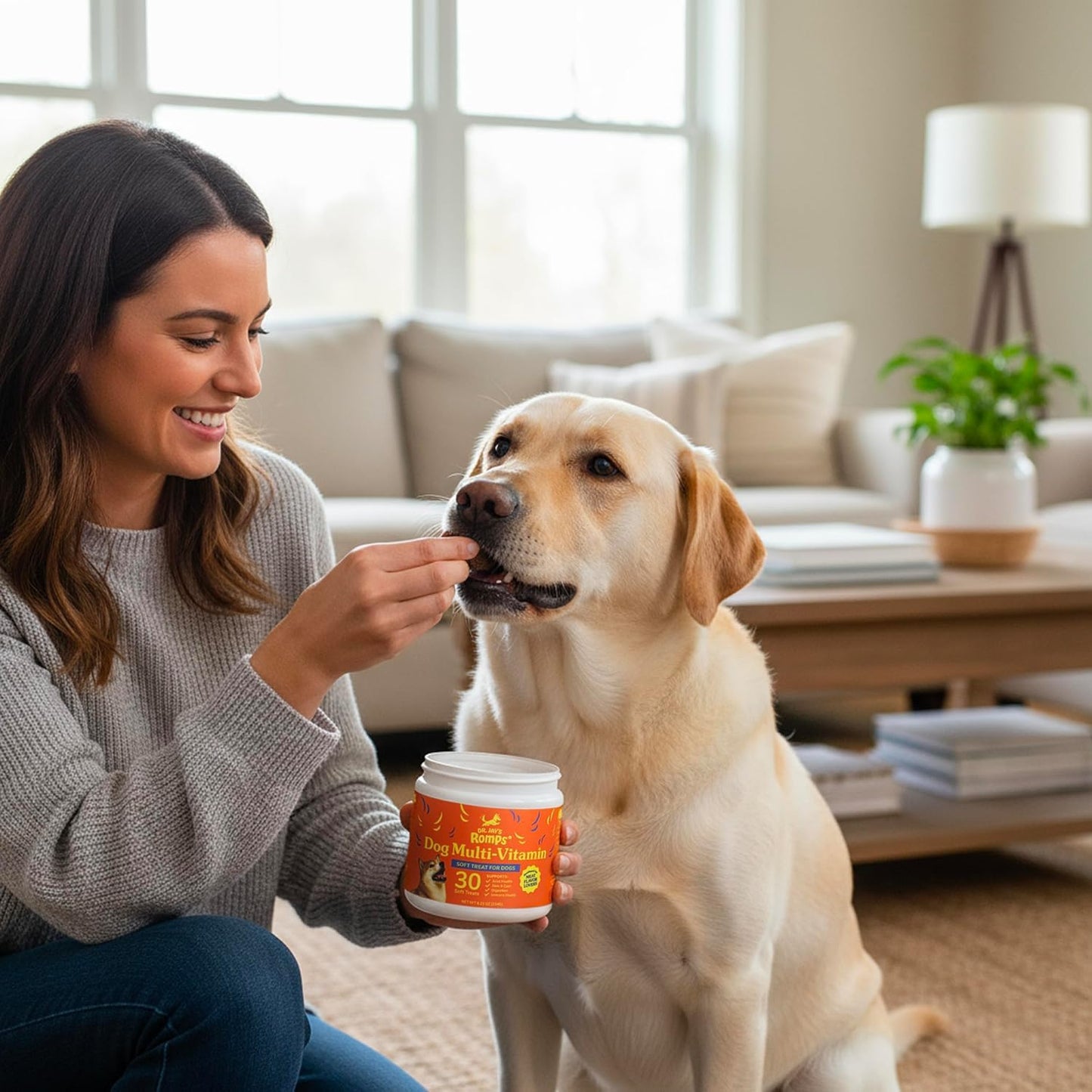 Dr. Jay's Romps Dog Multivitamin Chews - Collagen Type II - 30 Count - görsel 8