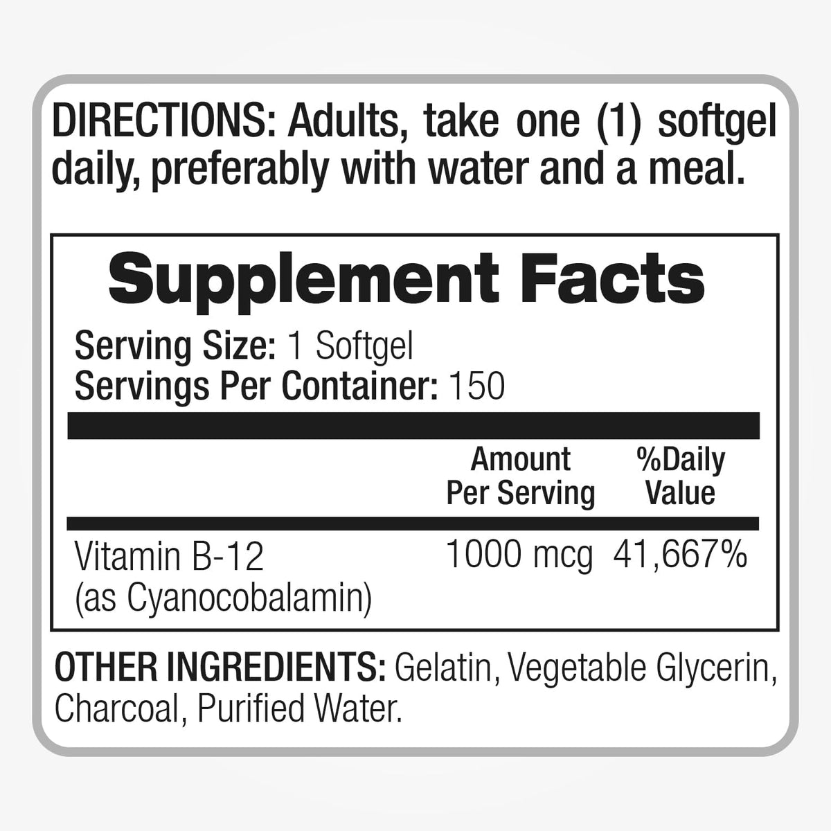 FITO MEDIC'S Lab Vitamin B12 - 150 Soft-gels – Handy softgel format for easy daily supplementation – Image 5