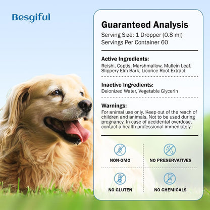 Besgiful Natural Herbal Trachea Support for – Marshmallow Root: Rich in mucilage, it coats and soothes irritated – Image 7