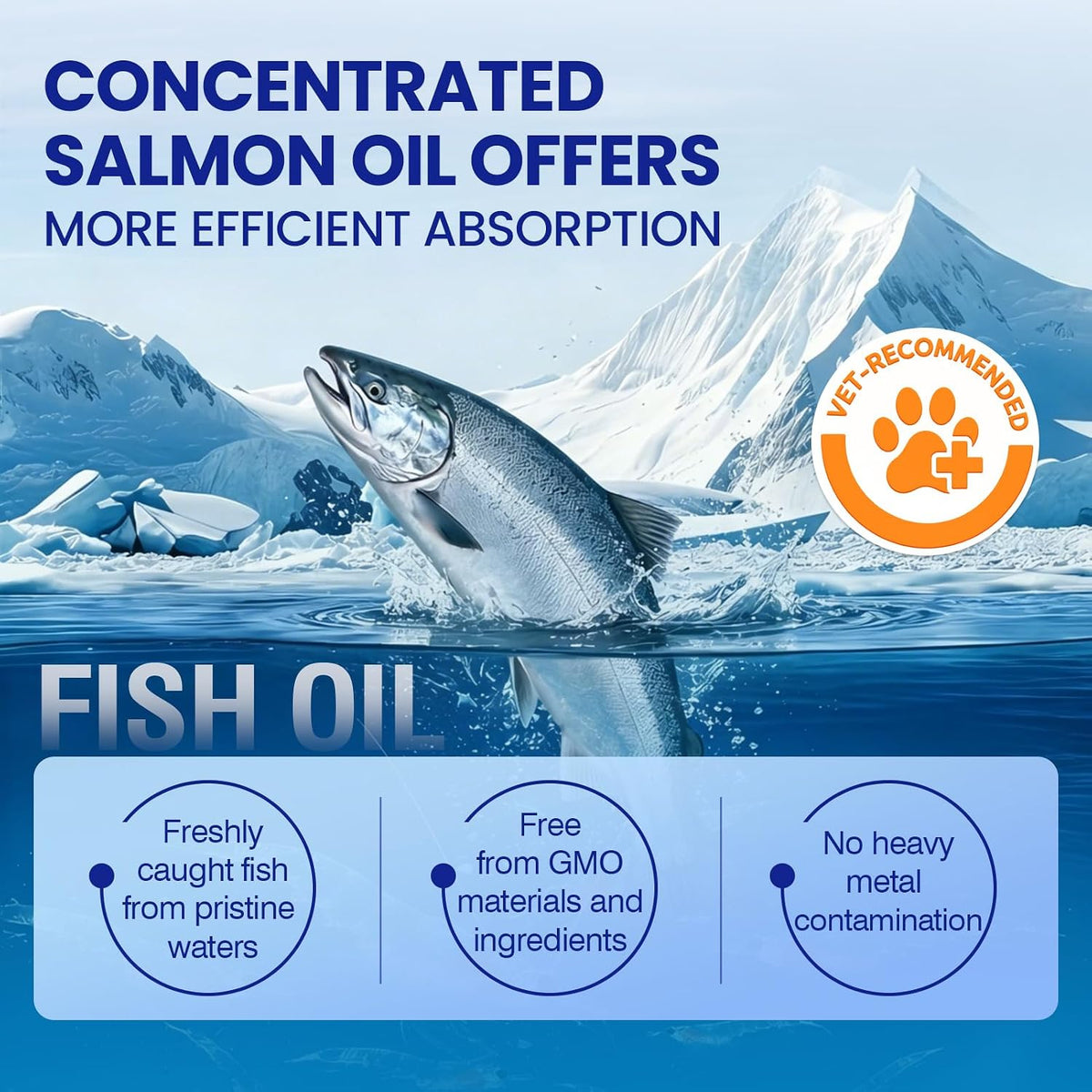 TTLXBL Omega 3 Fish Oil Supplement for Dogs – Joint and Hip Health: Omega-3s are known for their role in – Image 5