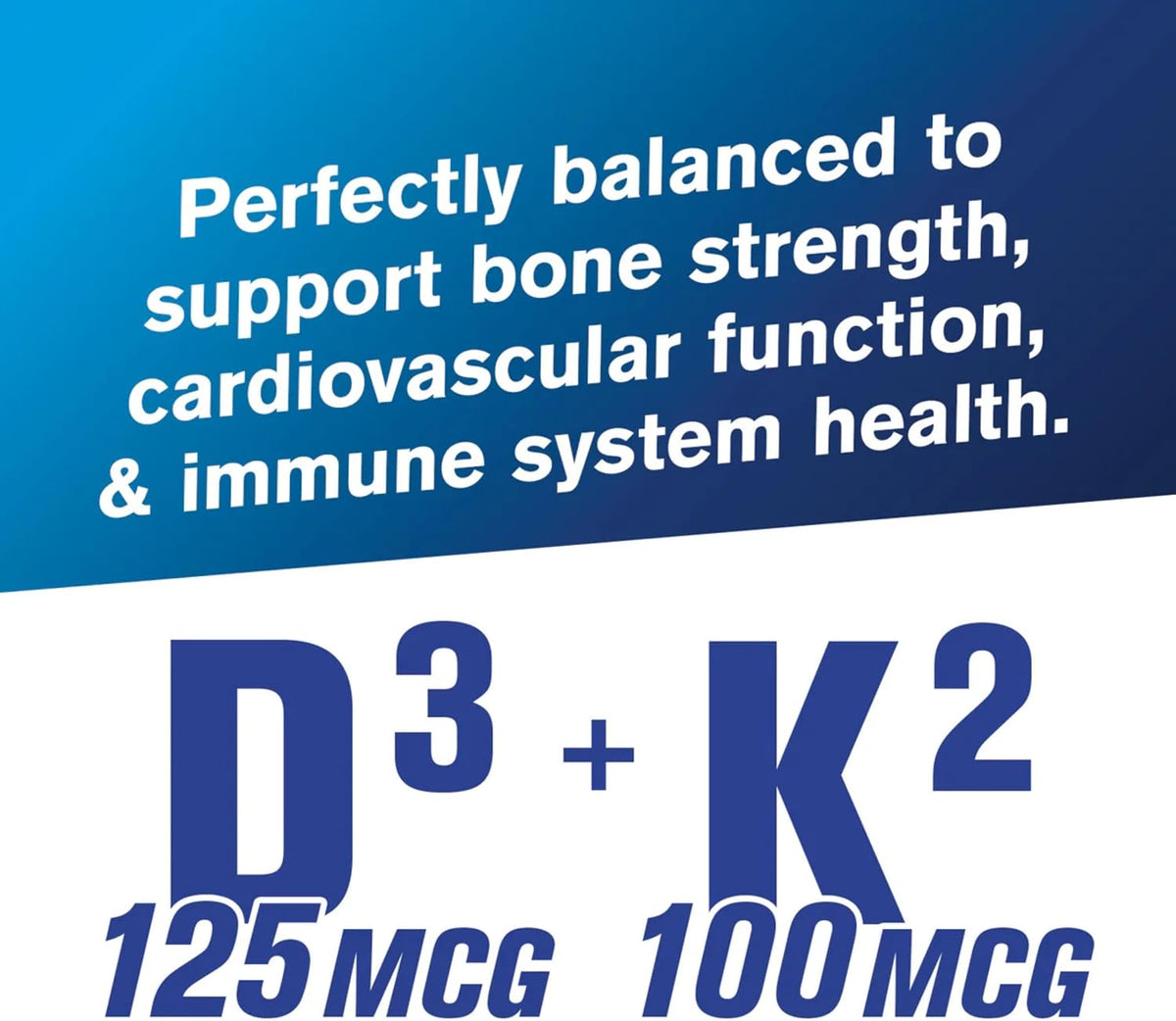 GAT SPORT Vitamin D3 K2, 5000 IU (125 mcg), – Muscle Function: Adequate vitamin D levels help support muscle – Image 4