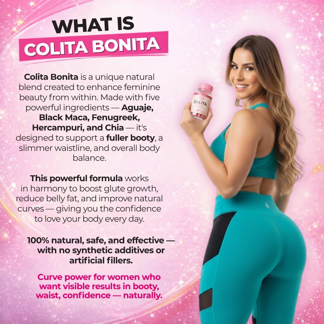Colita Bonita: Aguaje + Black Maca + Fenugreek Herbal Supplement for Women's – 2 Month Supply - görsel 4
