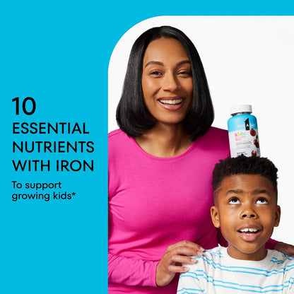 One A Day Kids Multivitamin with Iron Gummy – Bone health: Vitamin D does the heavy lifting.* – Image 7
